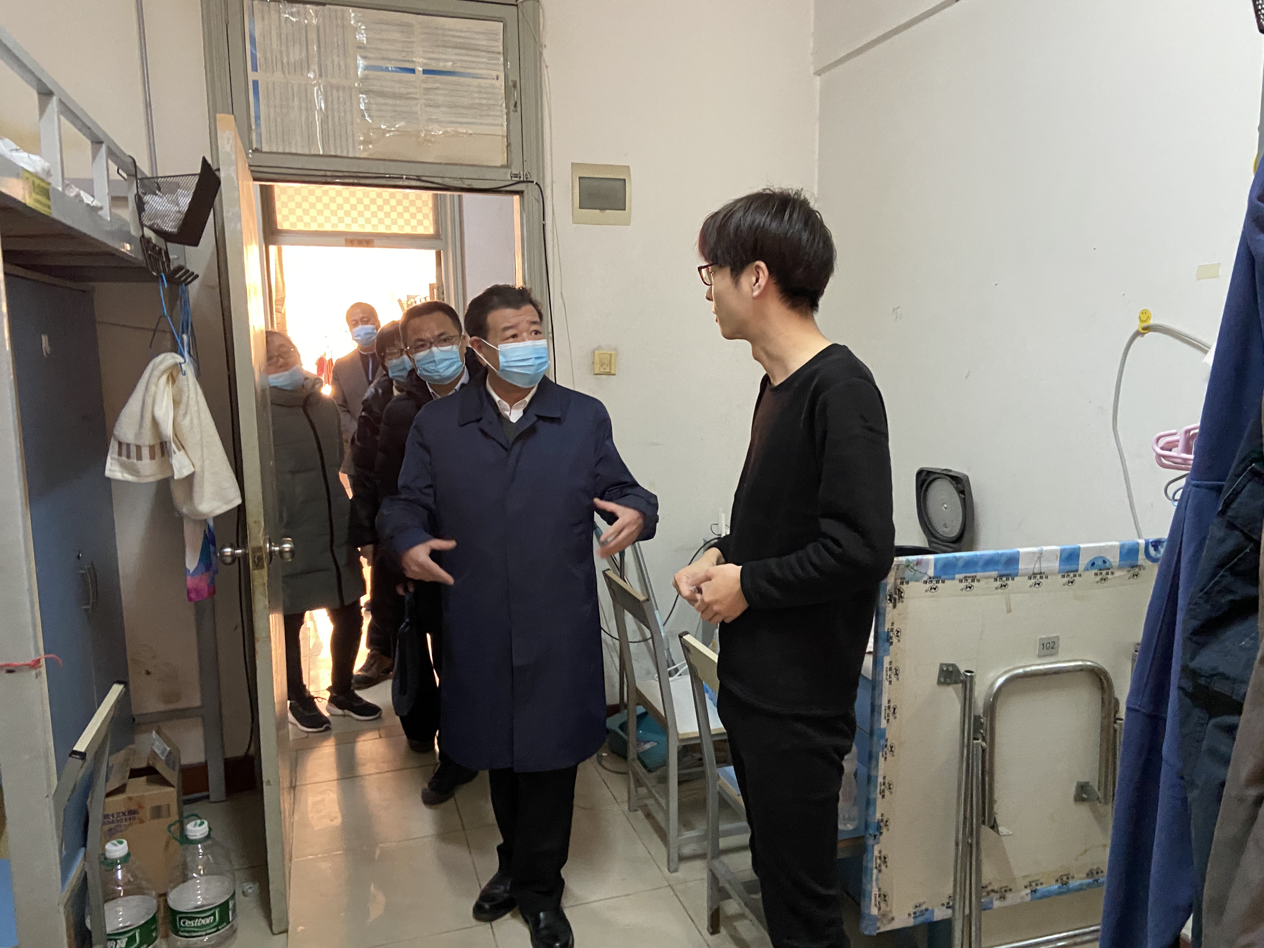 华球体育（中国）科技公司集团副总经理王臣到北太研究生公寓调研