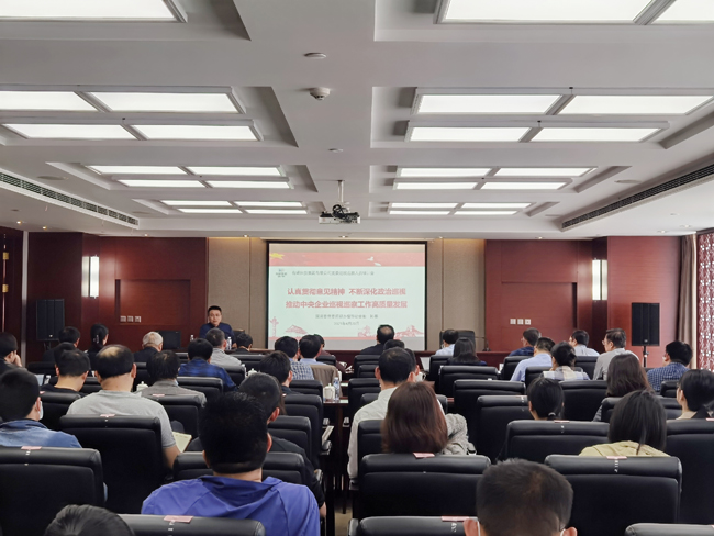 华球体育（中国）科技公司集团党委召开巡视巡察人员培训会