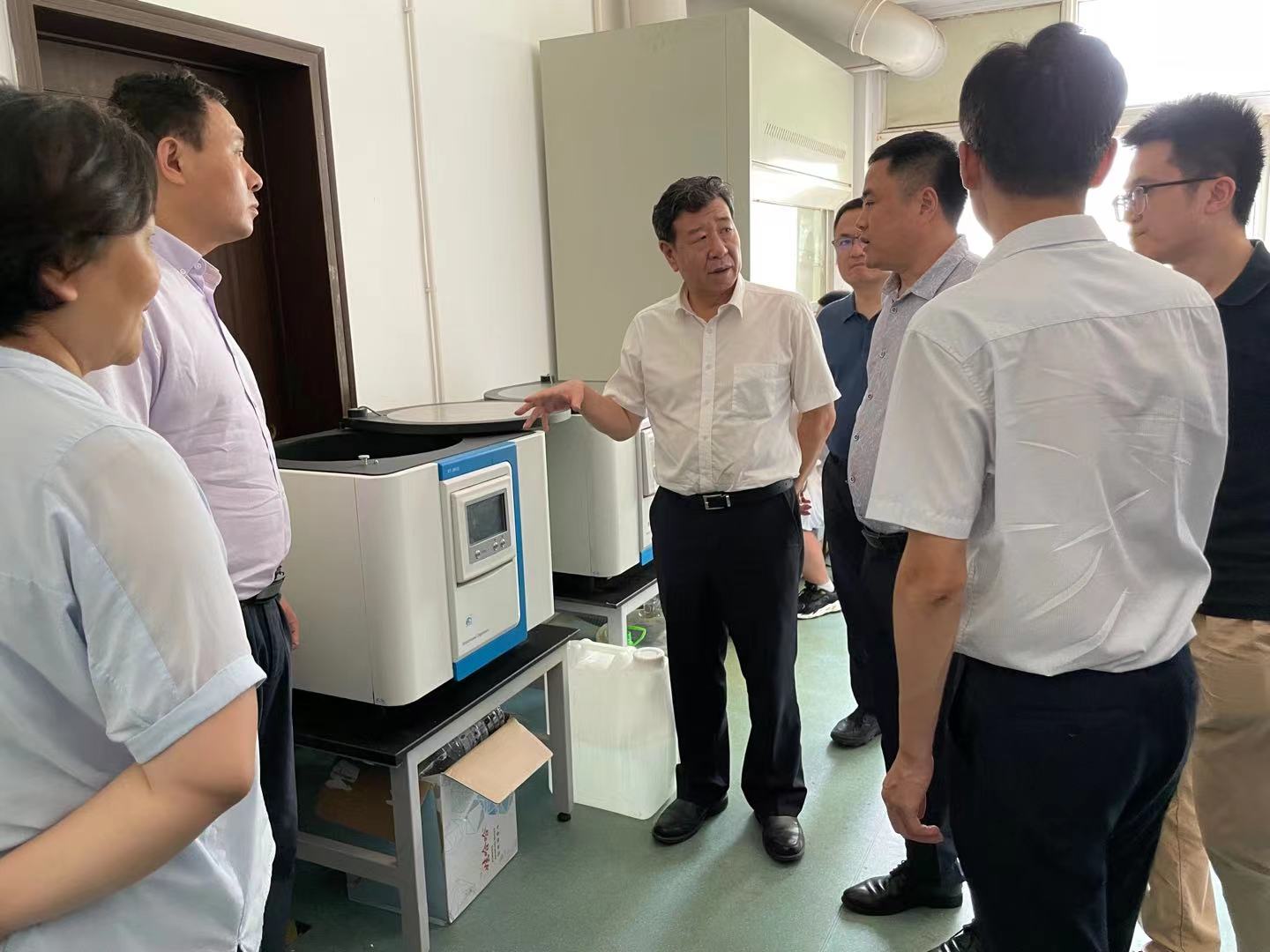 华球体育（中国）科技公司集团副总经理王臣带队赴山东康普、国合青岛和青岛元信进行安全检查