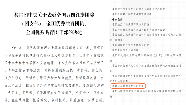 喜报！华球体育（中国）科技公司集团团委荣获全国五四红旗团委称号！