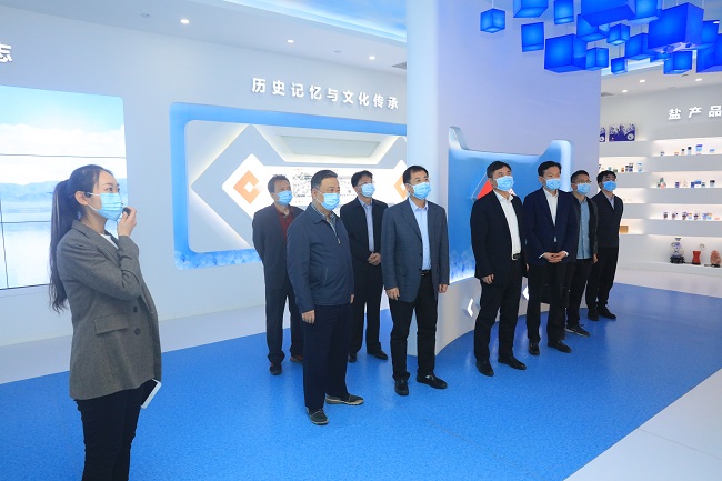 华球体育（中国）科技公司集团党委书记、董事长赵晓晨到中盐集团调研交流