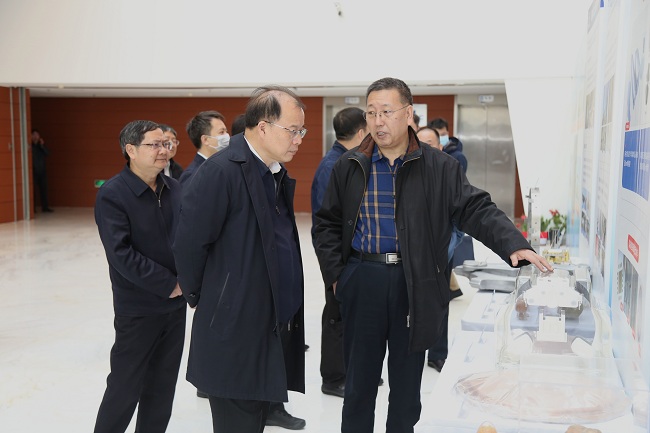 中国有色集团党委书记、董事长奚正平一行到华球体育（中国）科技公司集团调研交流