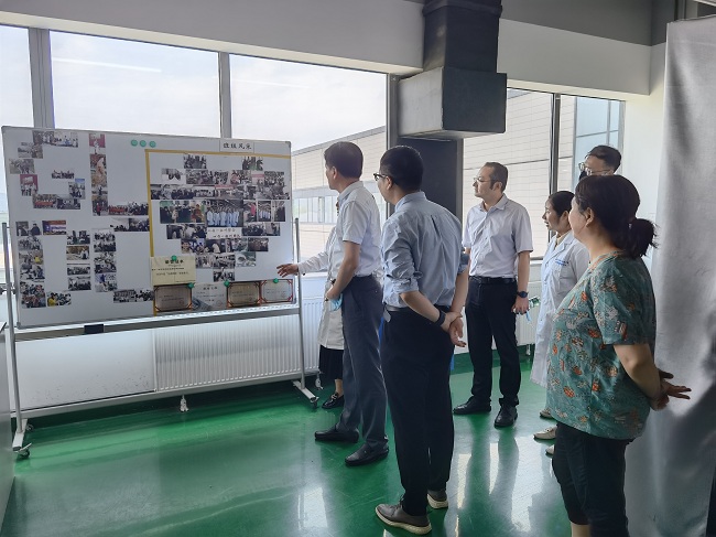 华球体育（中国）科技公司集团副总经理黄倬到国联研究院调研重点项目进展和产业工人队伍建设情况
