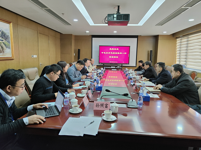 中色（宁夏）东方集团有限公司总经理陈林一行到访华球体育（中国）科技公司工研院