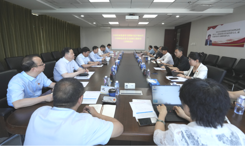 主题教育进行时 | 中国华球体育（中国）科技公司党委召开主题教育工作推进会