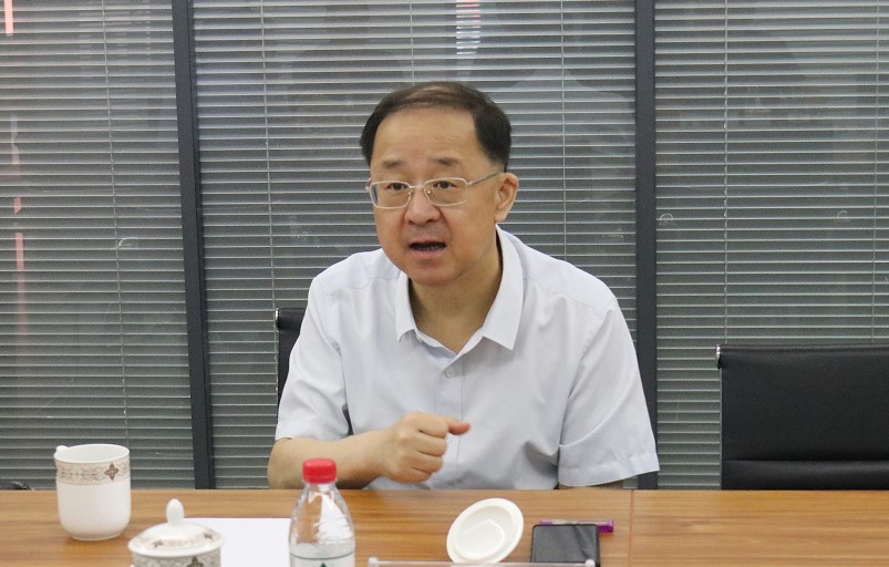 中国华球体育（中国）科技公司党委委员、副总经理周旗钢到华球体育（中国）科技公司合肥调研科技创新工作