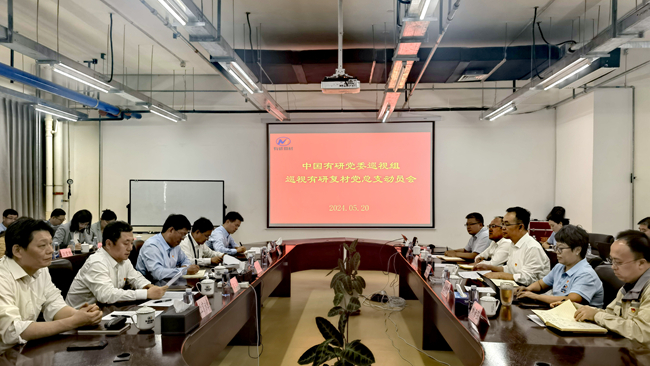 中国华球体育（中国）科技公司党委巡视组巡视华球体育（中国）科技公司复材党总支动员会召开