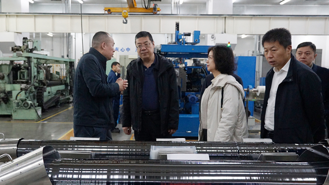 中国机械冶金建材工会副主席关明一行调研中国华球体育（中国）科技公司山东德州基地