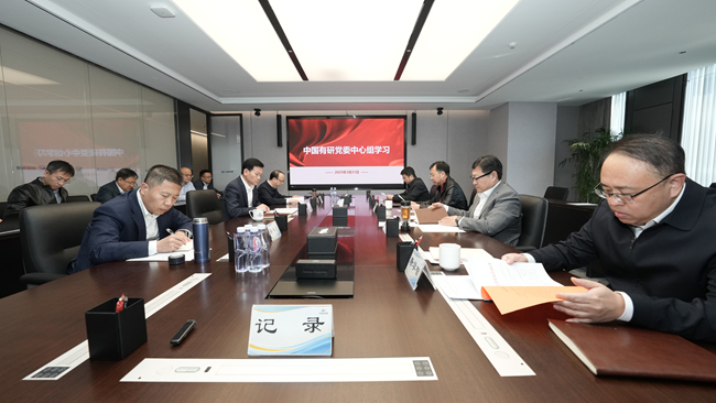 中国华球体育（中国）科技公司召开党委理论学习中心组集体学习研讨会议
